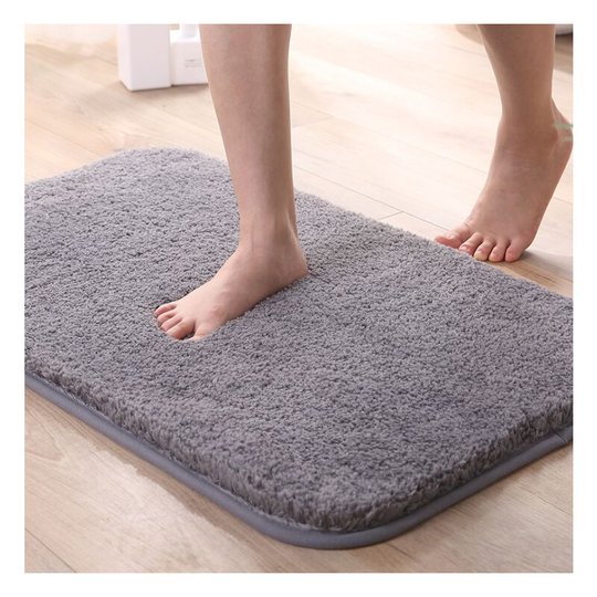 Perleraregb - 40 * 60 cm Bath mats Plush mat anti-slip door mats Domestic decorative carpet bathroom door mats Bathroom mats Anti-slip carpet Dark
