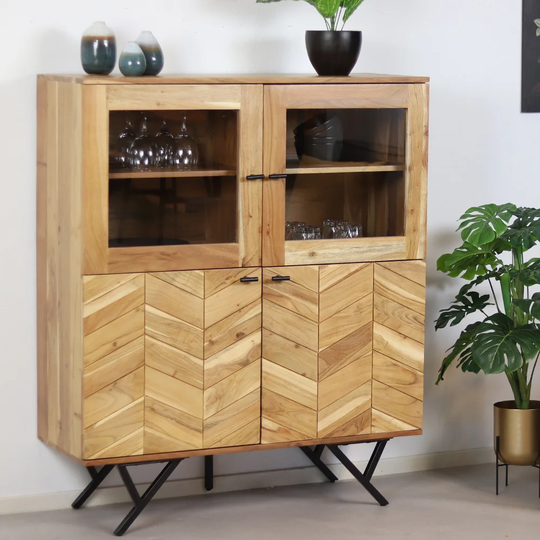Lancashire Console Display Cabinet