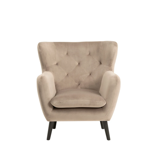 Yak Mink Velvet Armchair