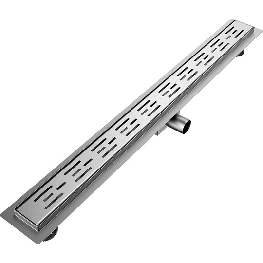 EMKE Shower Drain Linear Drain Invisible Linear Floor Shower Drain, Stainless Steel Drain with Odor Stop and Hair Strainer, High Flow Capacity