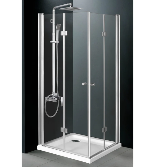 Northup Semi-Frameless Tempered Glass Folding Shower Door