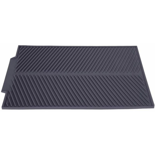 Silicone Non-slip Dish Drying Mat Drying Dish for Kitchen (Color : Gray)