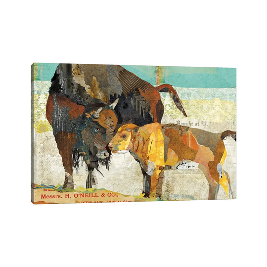 Bison Son - Print on Canvas