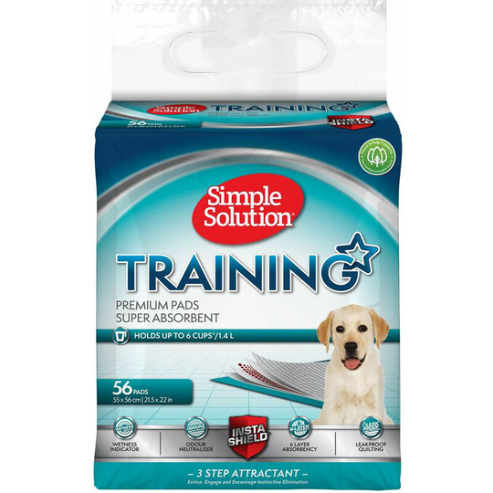 Simple Solution Premium Puppy Training Pads - 56 Pack