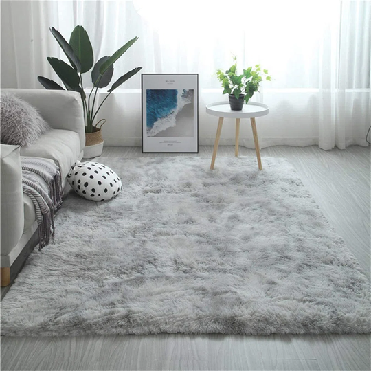 Dietame No Pattern And Not Solid Colour Rectangle: 120Cm X 200Cm Grey Area Rug
