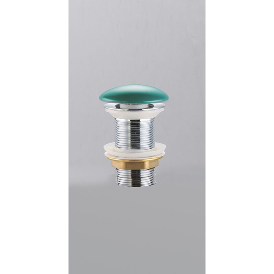 Swiss Aqua Technologies Infinitio 5/4' free-flow drain without overflow for washbasins and basins, matt green (pzatkalgem)