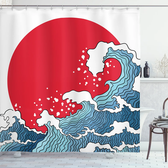 Boady 13 Piece Polyester Shower Curtain Set