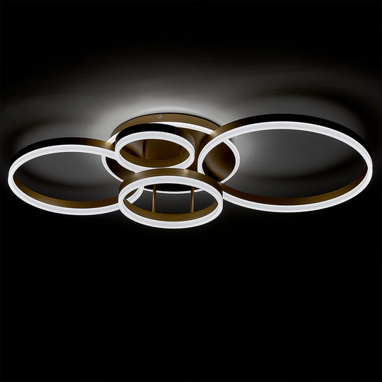 Tavin 5-Light 110cm LED Semi Flush Mount