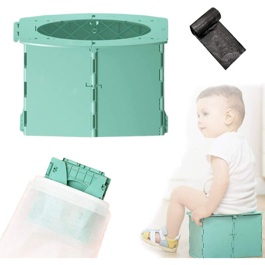 Baby Potty,BR-Life Folding Children's Toilet,Toddler Chair Toilet Potty Trainer,Portable Potty Seat for Outdoor TravelCamping Toilet,Suitable for