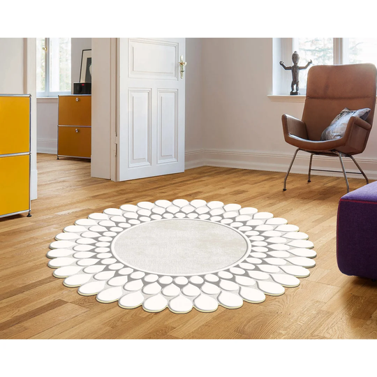 Waynesville Machine Woven White Rug