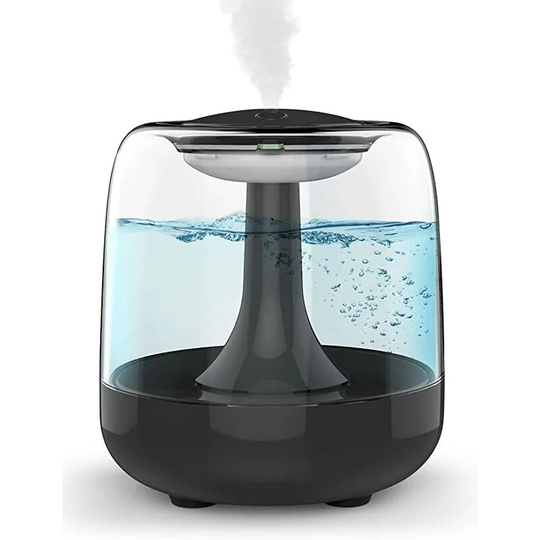 Sunflowergb - Mini Humidifier, usb Ultrasonic Air Humidifier Up to 1 Liter, Auto Shut Off, Ultra Quiet (Black)