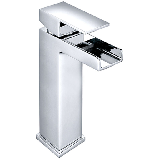 NRG - Tall Countertop Basin Mixer Tap Chrome Bathroom Sink High Rise Faucet