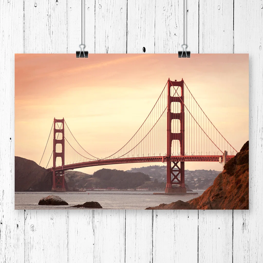 'San Francisco Golden Gate Bridge' Photographic Print