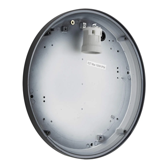 Caverna Round Bulkhead Security Garden Patio Porch LED Outdoor Bulkhead Light
