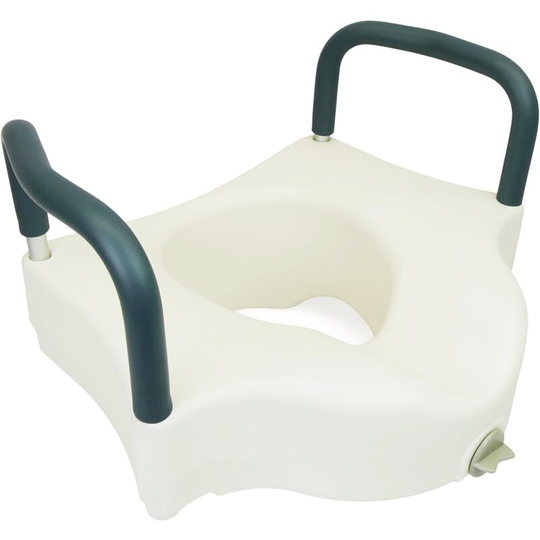 Toilet seat riser with armrest for wc and and bathroom - Primematik