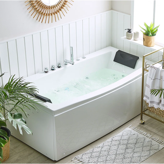 Bithlo 173 mm x 81 mm Back to Wall Whirlpool Bathtub