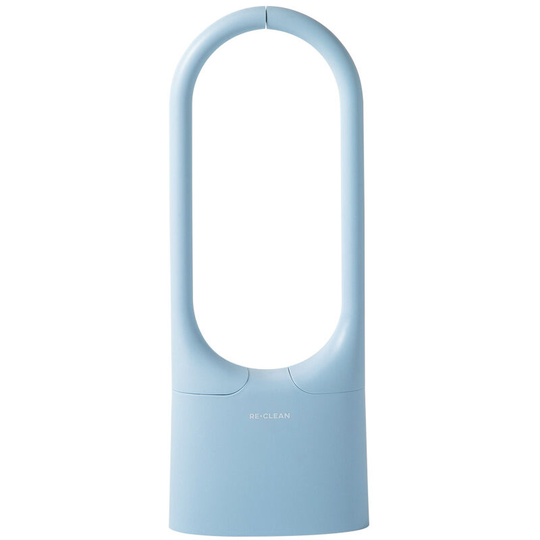 Bett Toilet Brush and Container - with Quick Dry Holder - Blue