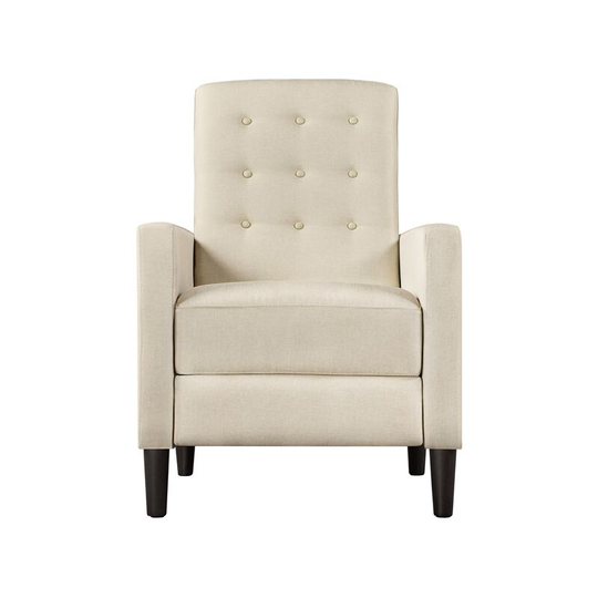 Fabric Recliner Chair Reclining Sofa, Beige - beige - Yaheetech