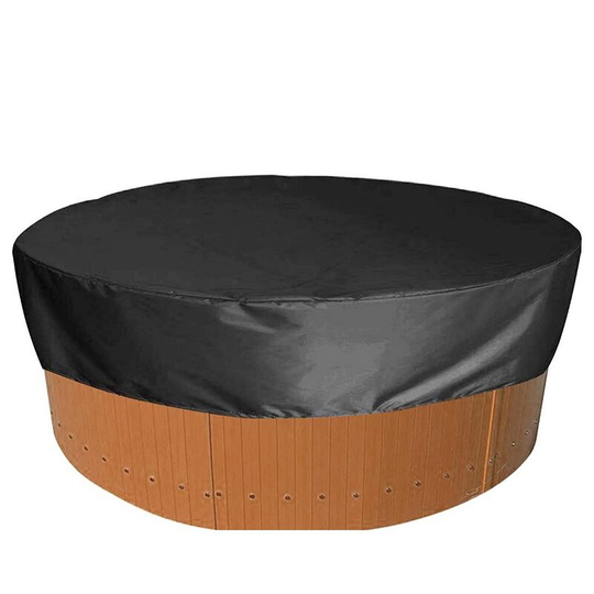 Perlerare - Round Swimming Pool Cover Swimming Pool Solar Cover for Swimming Pool,Outdoor Spa Bathtub Anti-UV Waterproof Protection Cover, 420D for