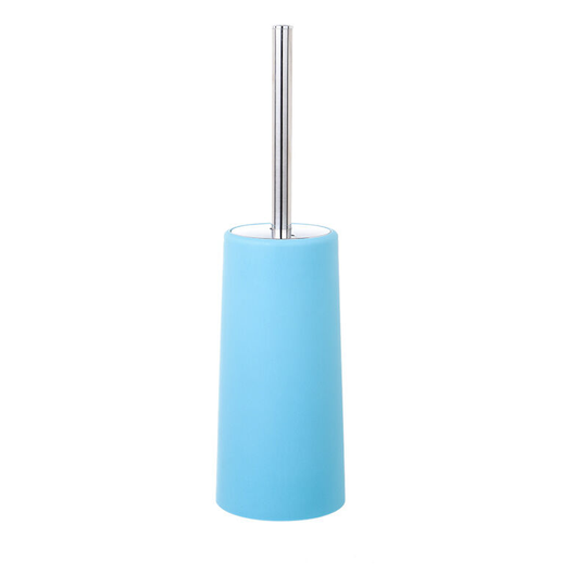 Plastic toilet household toilet brush set with basic toilet brush, blue