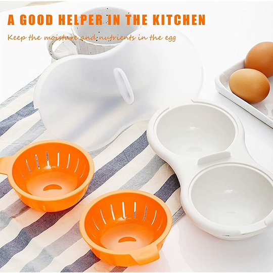 Microwave Food Grade Egg Boiler Cup is suitable for cooking eggs, duck eggs, etc. in the kitchen