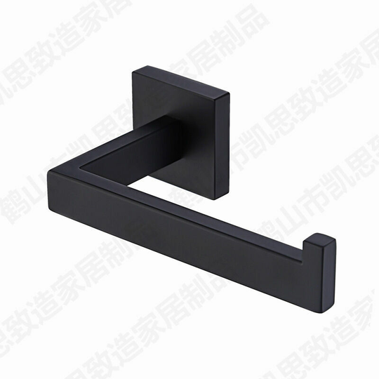 Black Toilet Paper Holder,Bathroom Toilet Paper Holder Square,Black