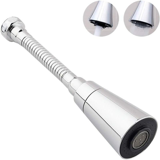 Faucet aerator, can be rotated 360 degrees / Water saving colander / Aerated spray and Shower spray Two water modes Soekavia