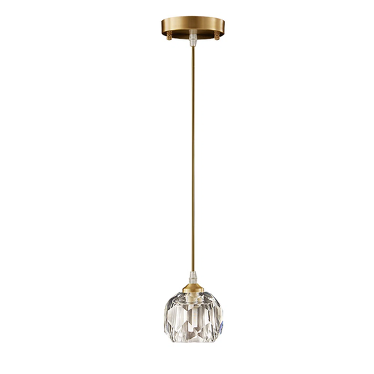 Collete 1 - Light Crystal Globe Pendant