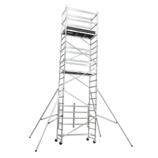1.88m H x 80cm W x 10cm D Aluminium Scaffolding