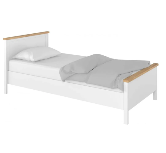 Needville European Single (90 x 200cm) Bed Frame With Mattress