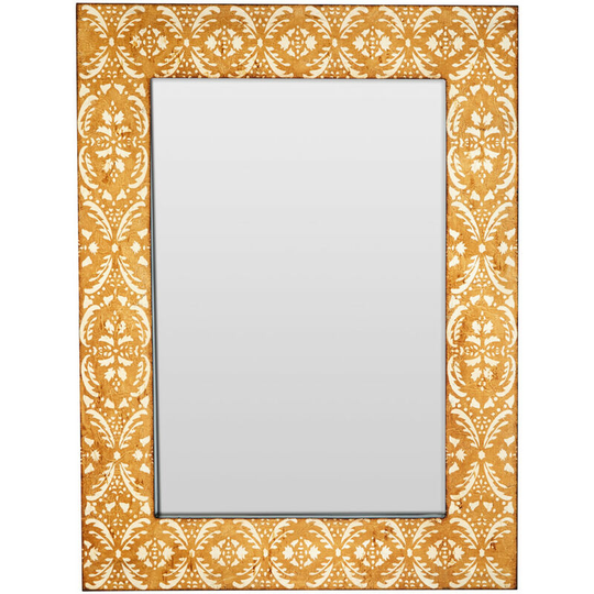 Rectangular Wall Mirror For Bedroom / Hallway / Bathroom Wall Mirror Minimal and Antiquated Look w76 x d4 x h101 cm - Premier Housewares