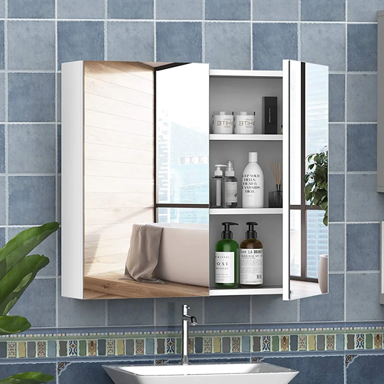 Revamp 70cm x 60cm Surface Mount Mirror Cabinet