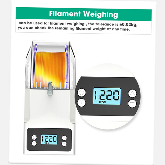 Esun - eBOX 3D Printing Filament Box Filament Storage Holder Keeping Filament Dry Measuring Filament Weight