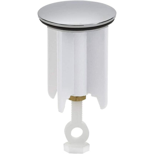 Universal basin plug, 38.5mm drain plug, height adjustable, made of brass, rubber, plastic, rustproof and waterproof, for bathroom, home sinks,