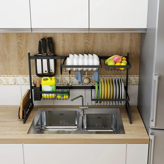 Over the Sink Drying Dish Rack