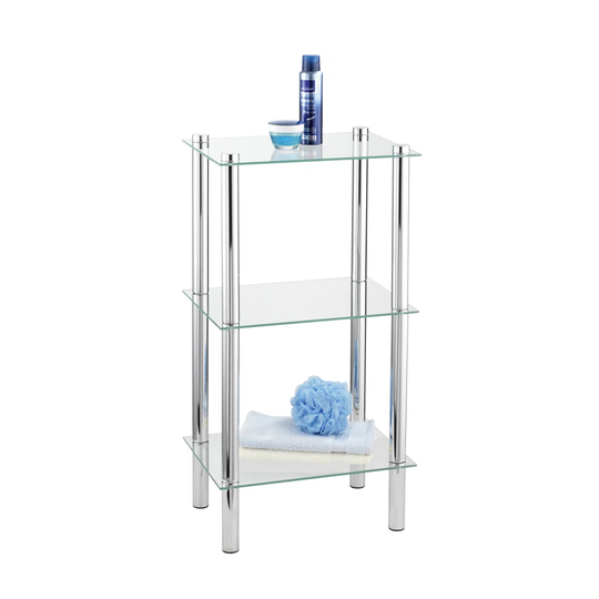 Yago 40Cm W x 74Cm H x 30Cm D Free-Standing Bathroom Shelf