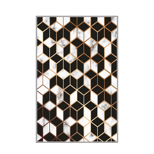 Marin Flatweave Black/White Rug