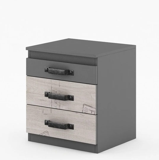 Jollain 3 Drawer Filing Cabinet