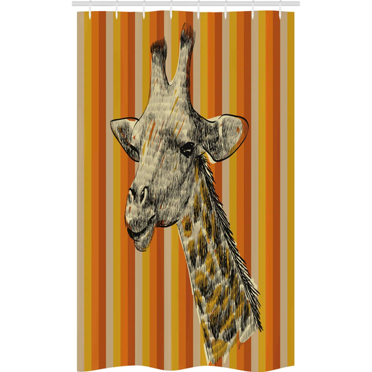 Harvey-Leigh 8 Piece Polyester Shower Curtain Set + Hooks