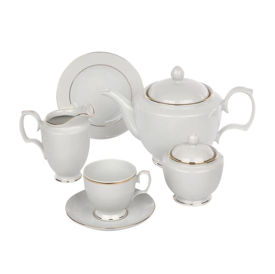 McCammon 39 Piece Porcelain Tea Set for 12 People