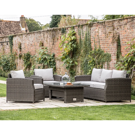 Bonaire 5 Seater Dining Set with Cushions