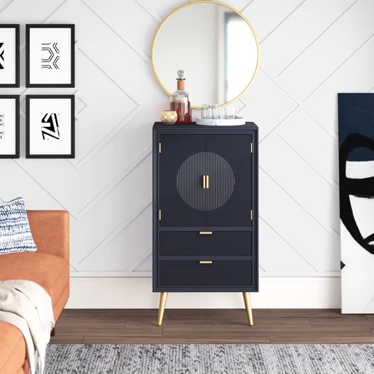 Achava 2 - Drawer 2 - Door Cabinet Accent Chest