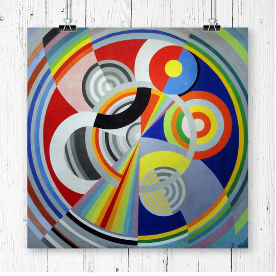 'Salon Design' by Robert Delaunay Graphic Art