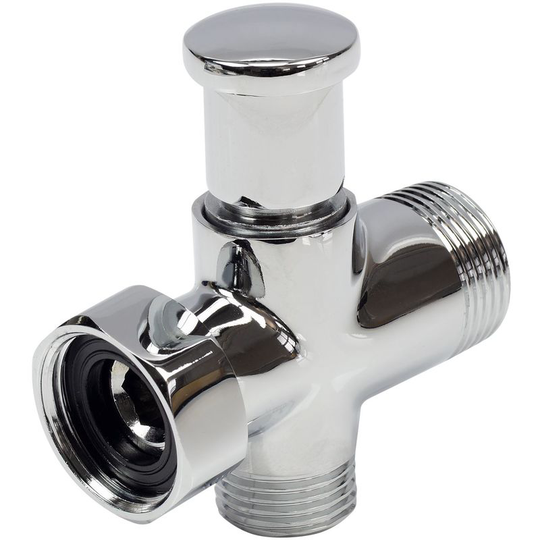 Remer - Bath Tap Spout/Shower Hose Switch Chrome Plated Replacement Faucet Part