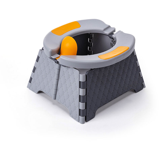 Foldable Toilet Trainer Kids Travel Potty Toilet Seat Baby Potty Seat with Splash Guard 30 Plastic Bags Storage Bag Portable Potty Training Seat