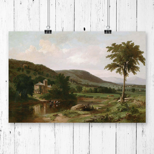 'Summer Idyll' by Thomas Cole Graphic Art