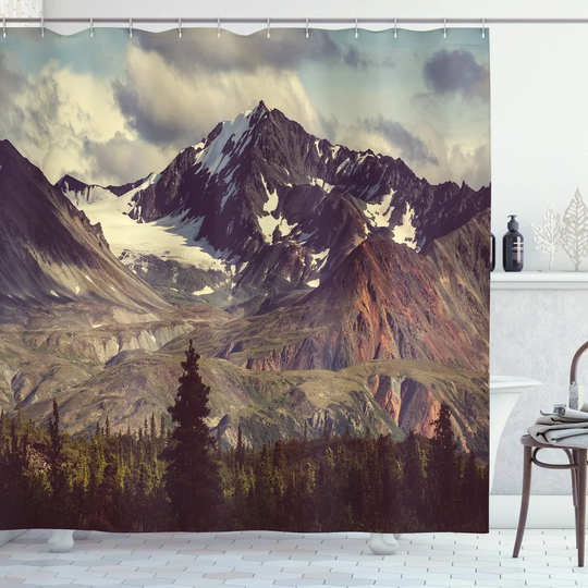 Ariyana Polyester Shower Curtain Set