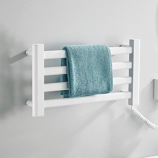 Electric Towel Warmer Wall Mounted Aluminum Heated Towel Rack 45W Low Power Smart Electric Towel Rack
