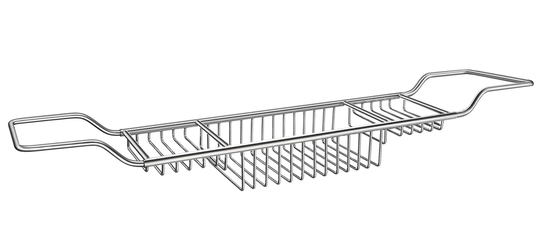 Metal Bath Rack