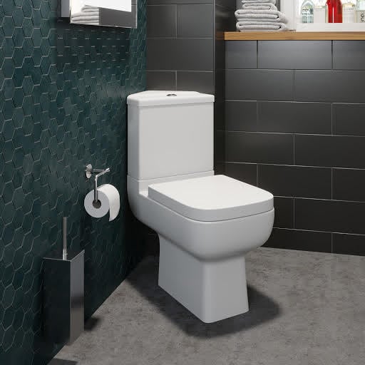 Affine Amelie Close Coupled Corner Toilet & Soft Close Seat